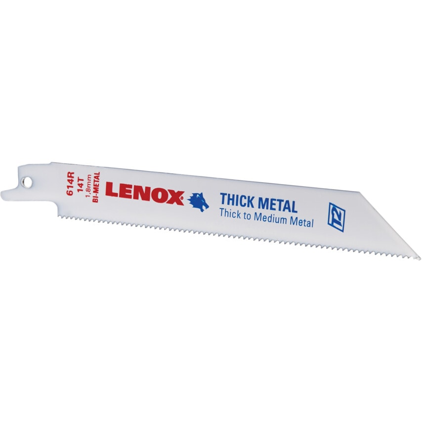 20564614R 152 X 19 X 0.9MM 14TPI Metal Cutting Reciprocating Saw Blade Pk-5