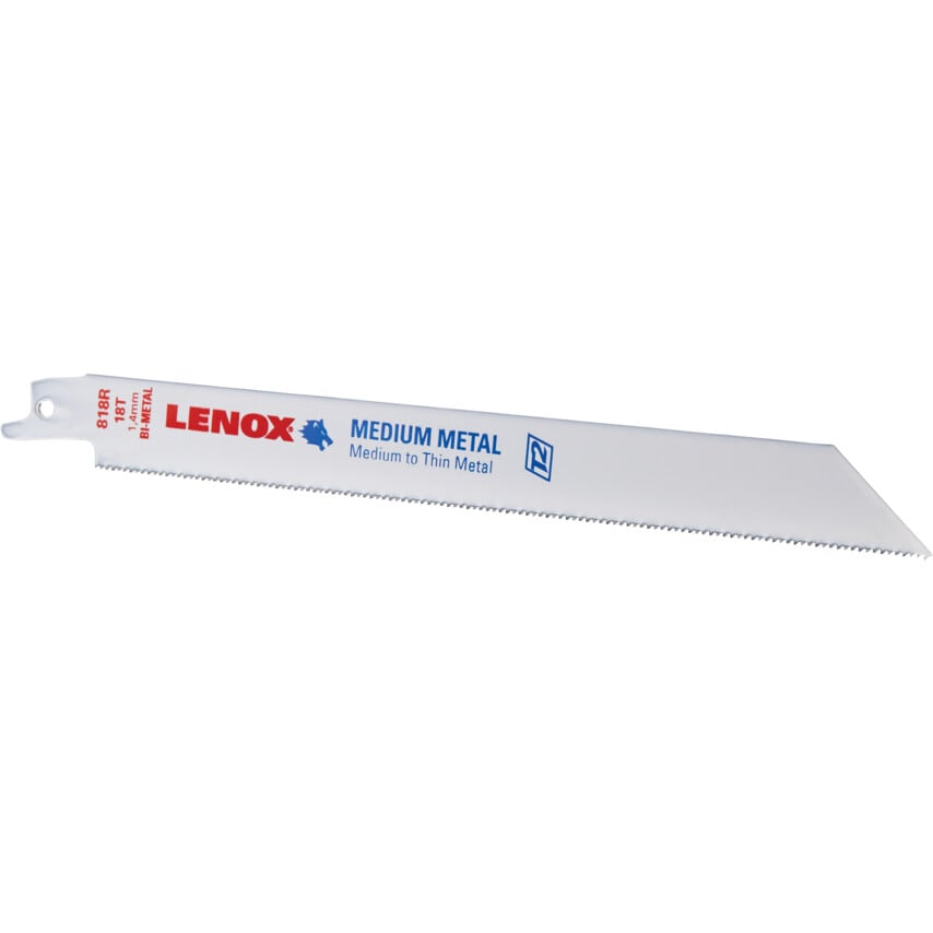 20578818R 203 X 19 X 0.9MM 18TPI Metal Cutting Reciprocating Saw Blade Pk-5