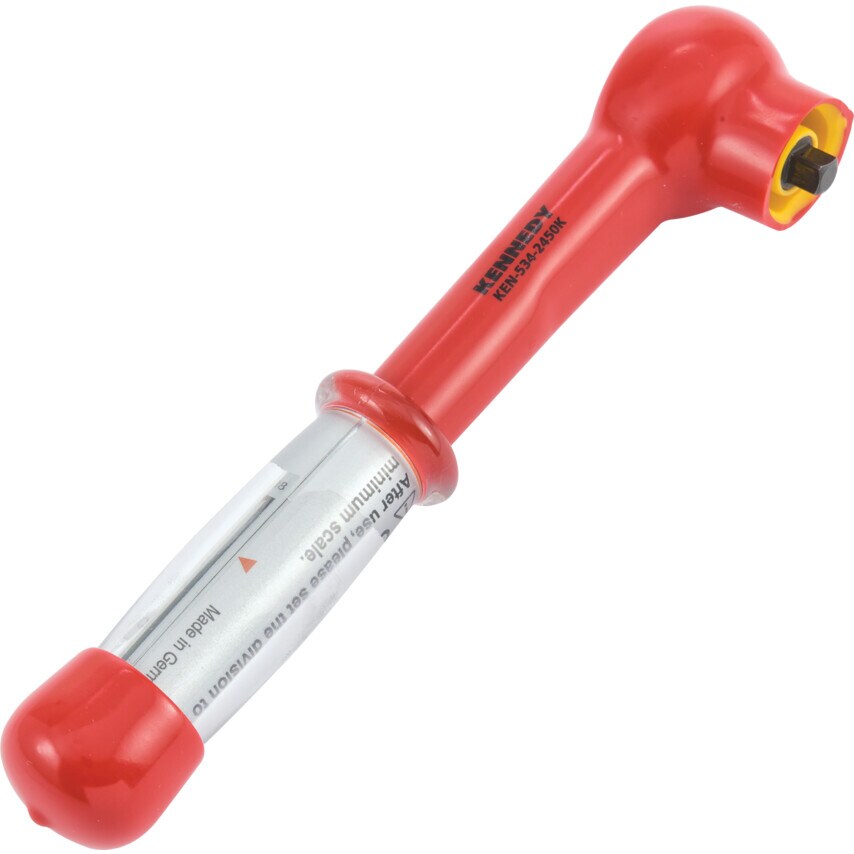 205MM Insulated Adustable Torque Wrench 1/4"SQ/DR 5-25NM - 1000 V