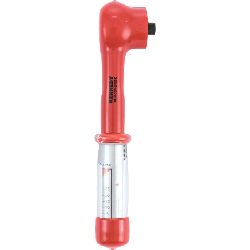 205MM Insulated Adustable Torque Wrench 3/8"SQ/DR 5-25NM - 1000 V