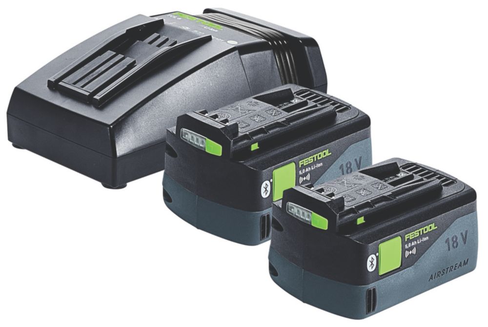 Festool KHC 18 5.0 EBI-Plus 3.4kg 18V 2 x 5.0Ah Li-Ion Airstream & Bluetooth Brushless Cordless SDS Drill