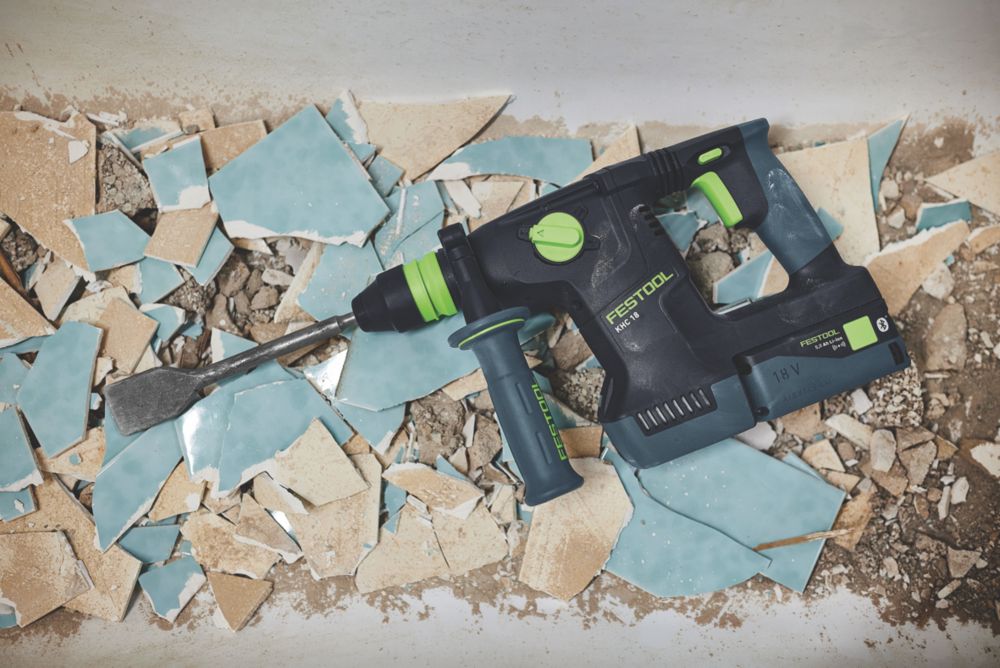 Festool KHC 18 5.0 EBI-Plus 3.4kg 18V 2 x 5.0Ah Li-Ion Airstream & Bluetooth Brushless Cordless SDS Drill
