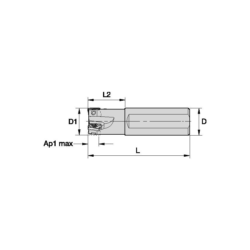 20A02R050A20SAD10 Milling Cutter D&m