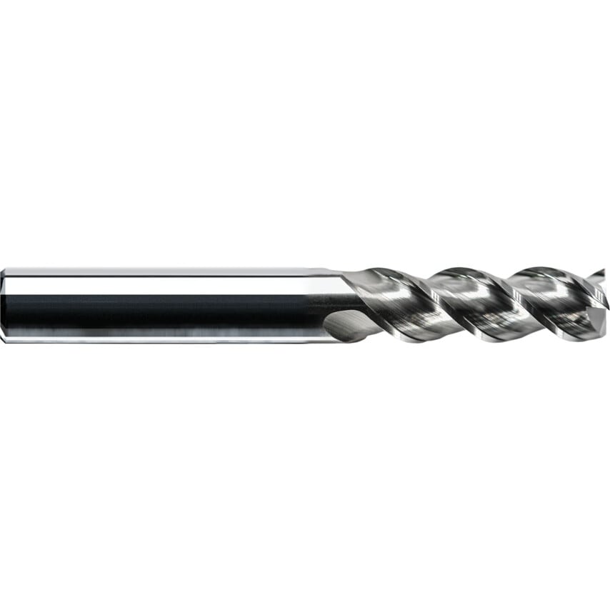 2.0MM 3 Flute 45 Degree Uncoated Aluminium Carbide End Mill