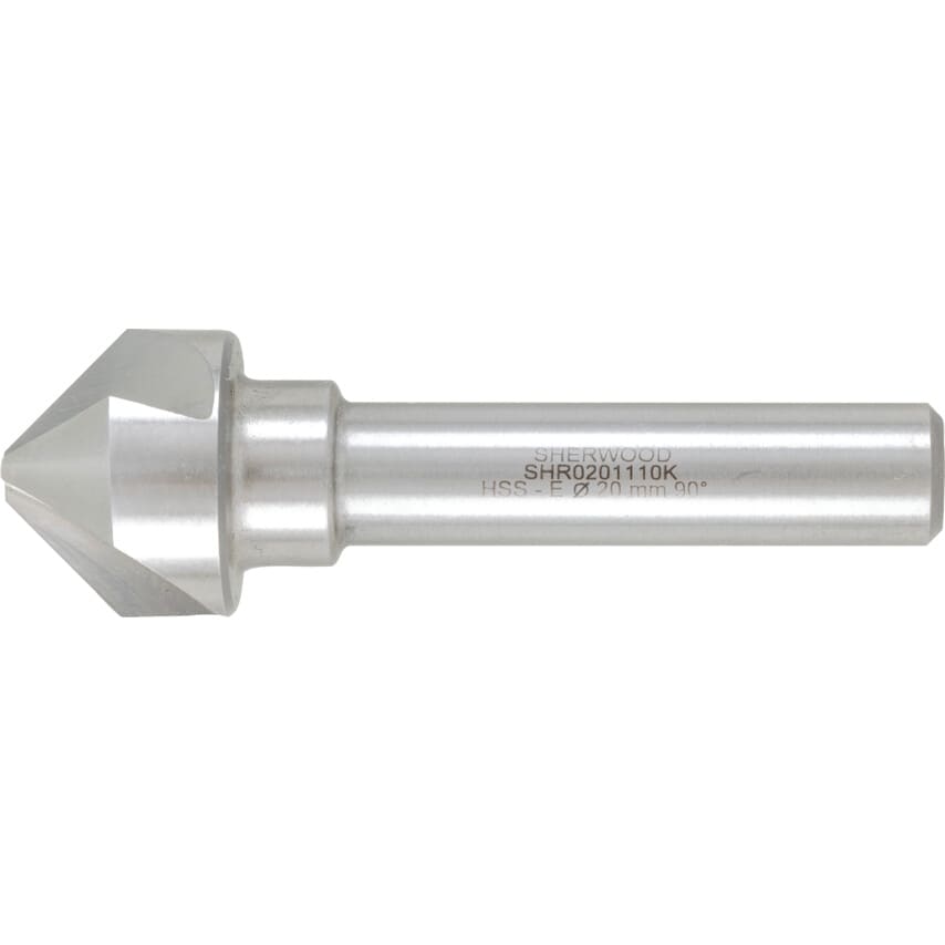 20MM 90DEG HSS-Cobalt 3FL S/S Countersink