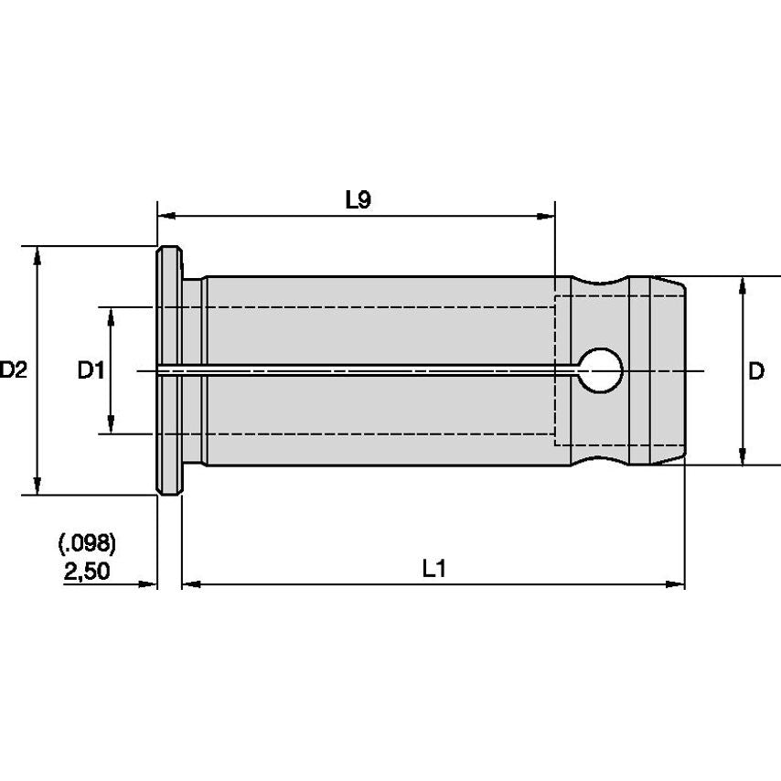 20SMC100m Milling Chuck Reducing Sleeve