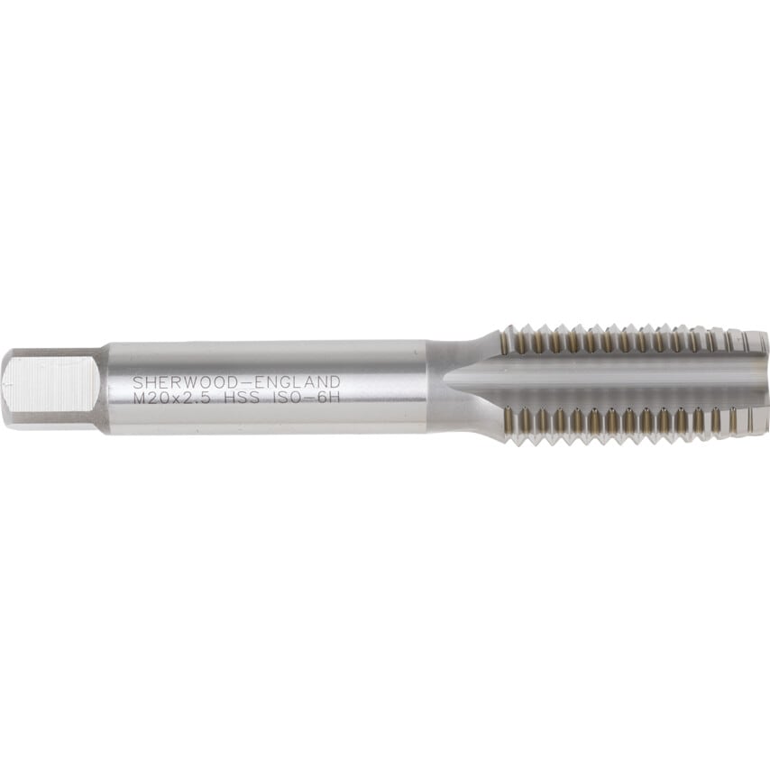 20X2.50MM HSSGT Straight Flute Second Tap