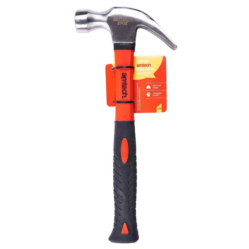 20oz (560g) Claw Hammer with Fibreglass Shaft