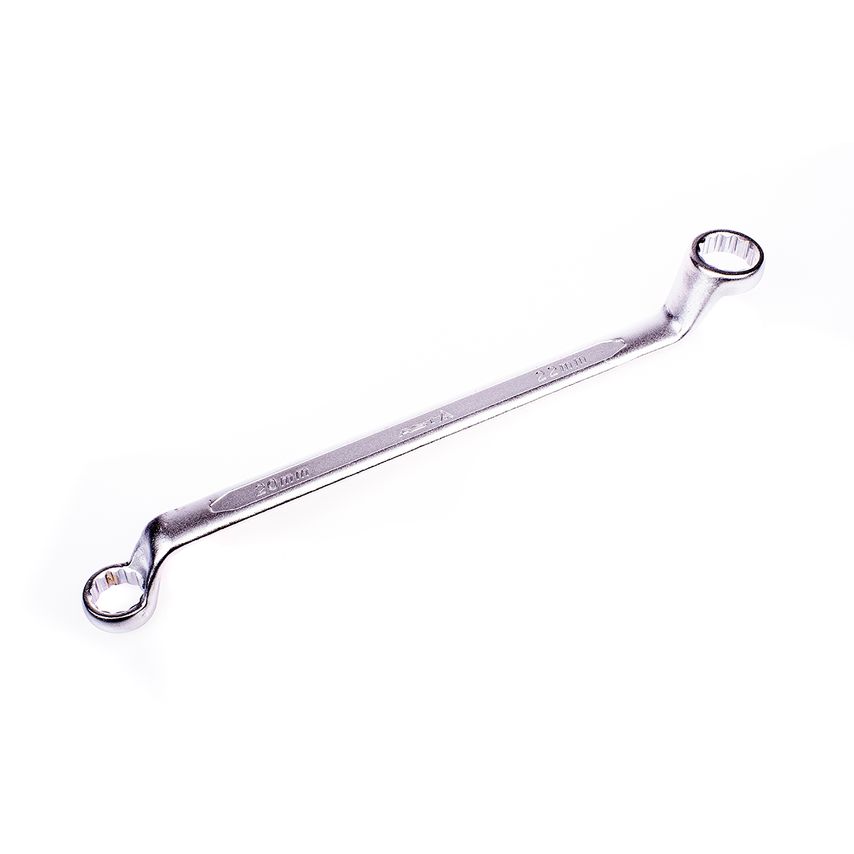 20x22mm Deep Offset Double End Ring Spanner Bi-Hexagonal 12 Point (12PT) Metric