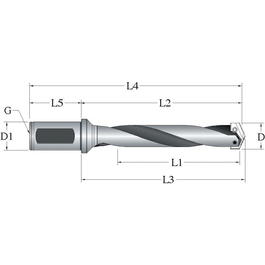 21000S-20FM HS Drill Body