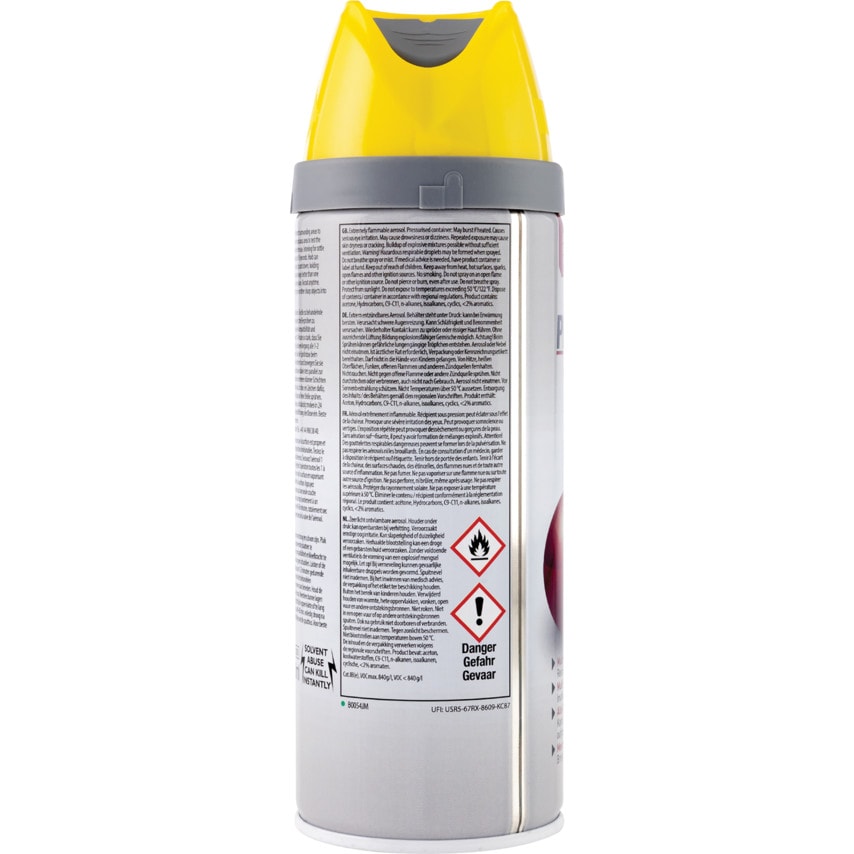 21104 Twist & Spray Gloss New Yellow Aerosol Paint - 400ML
