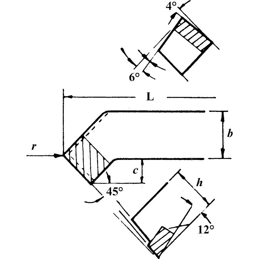 213 K20 Brazed Tool
