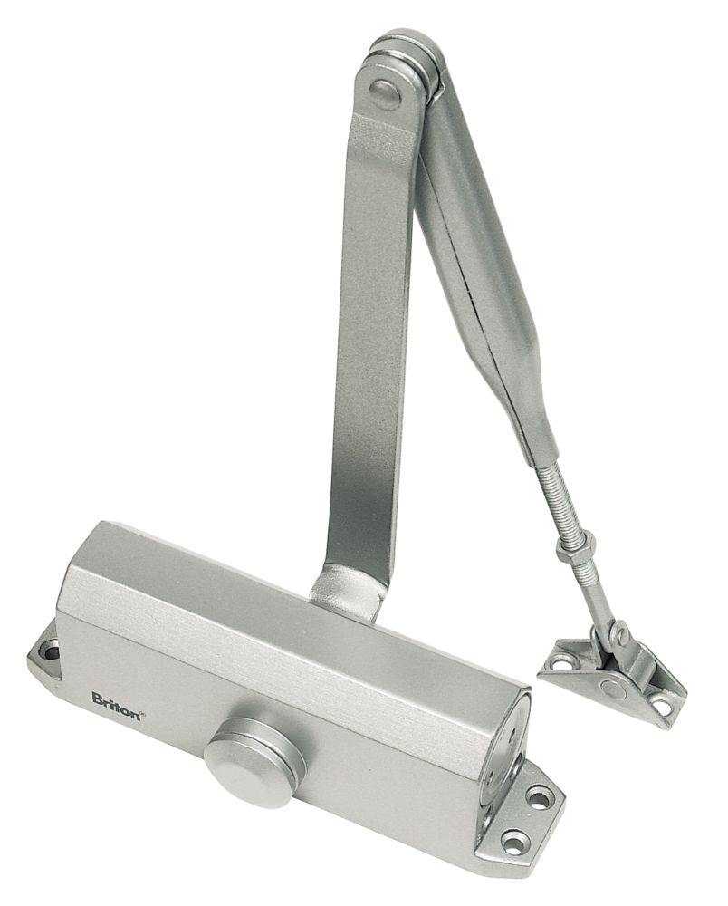 Briton 121CE Overhead Door Closer Silver