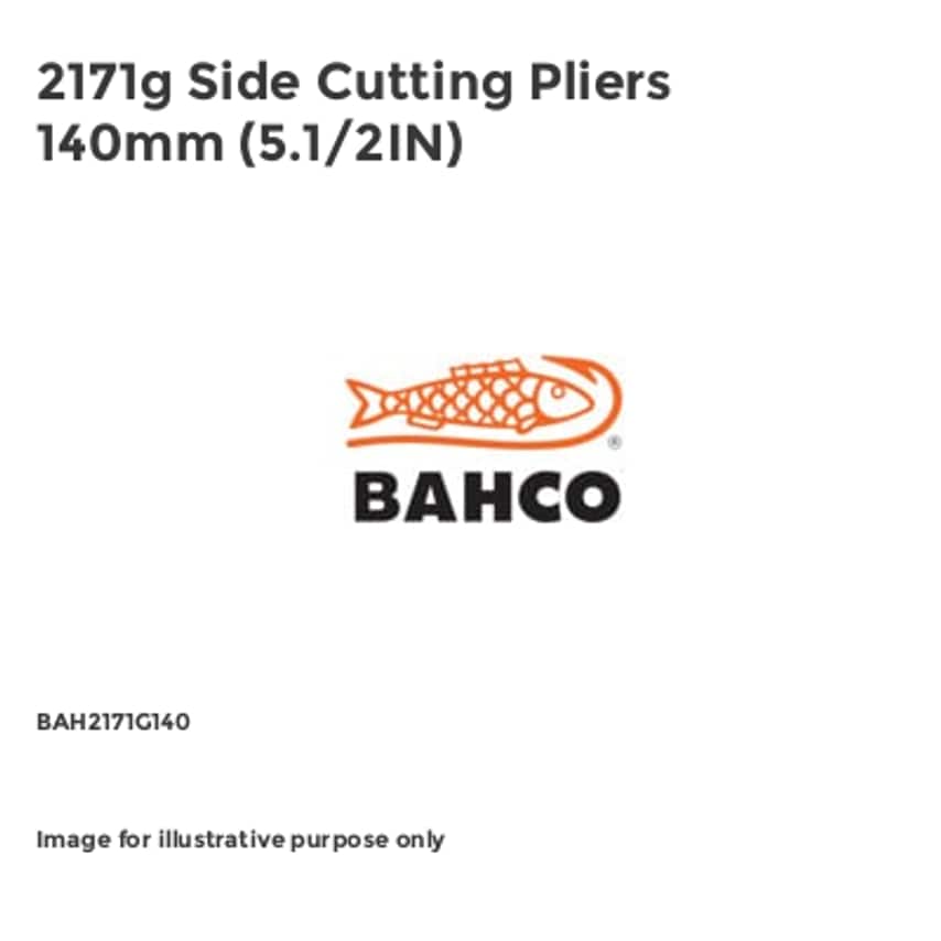 2171g Side Cutting Pliers 140mm (5.1/2IN) BAH2171G140