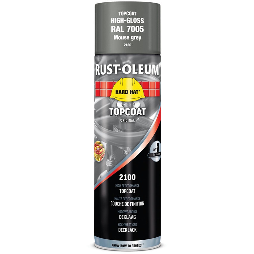 2186 Hard Hat Navy Grey High Performance Topcoat Aerosol Paint - 500ML