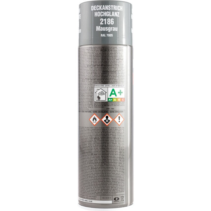 2186 Hard Hat Navy Grey High Performance Topcoat Aerosol Paint - 500ML