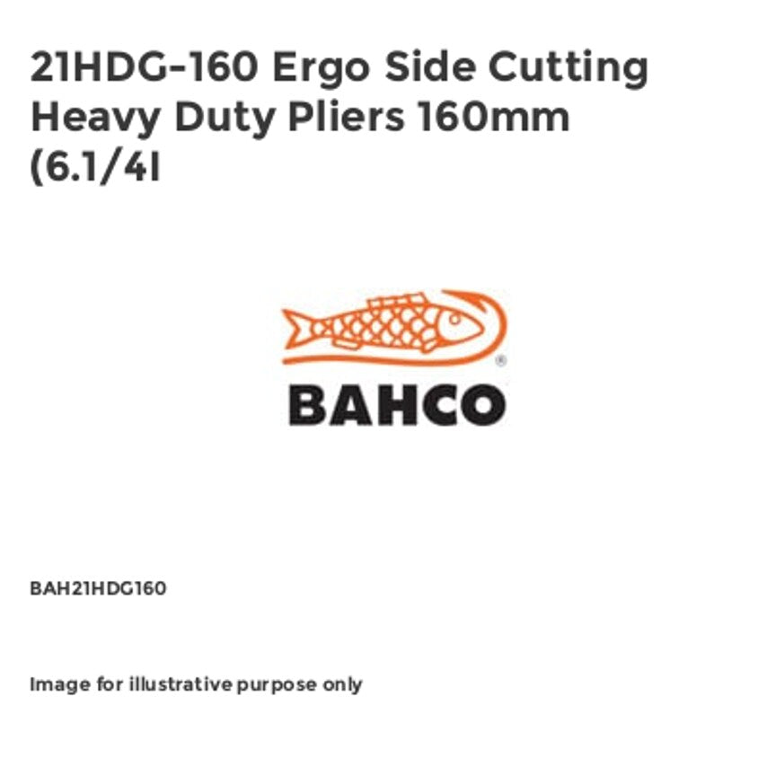 21HDG-160 Ergo Side Cutting Heavy Duty Pliers 160mm (6.1/4I BAH21HDG160