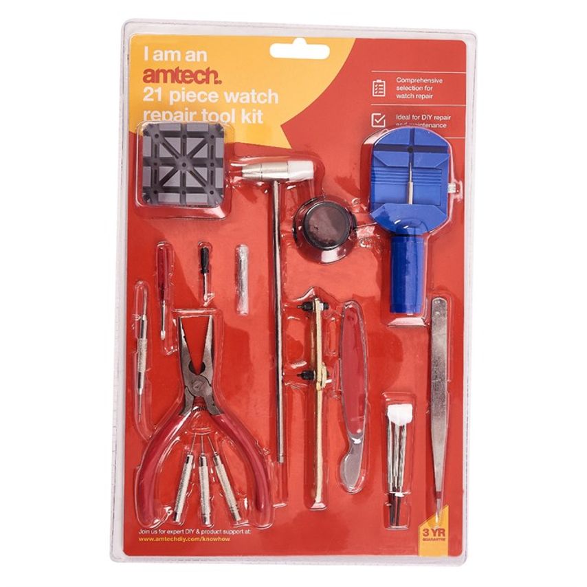 21 Piece Watch Repair Tool Kit