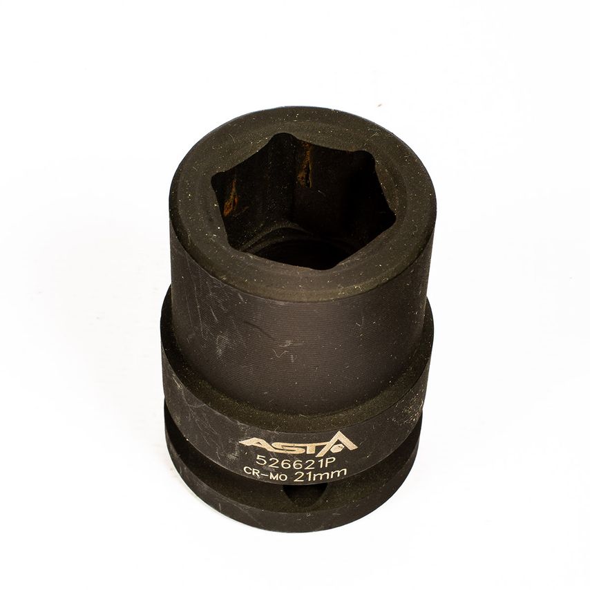 21mm 3/4" Drive Short Impact Socket 6 Point (6PT) Heavy Duty 51mm Length