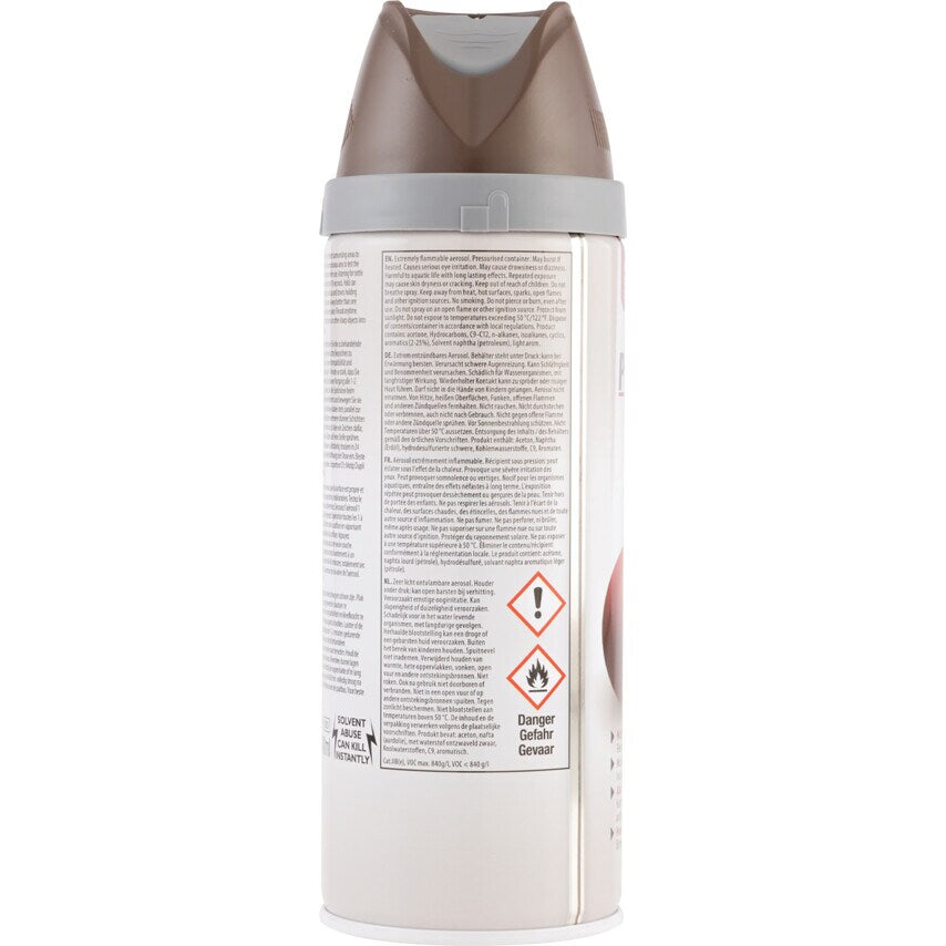 22113 Twist & Spray Satin Choc Brown Aerosol Paint - 400ML