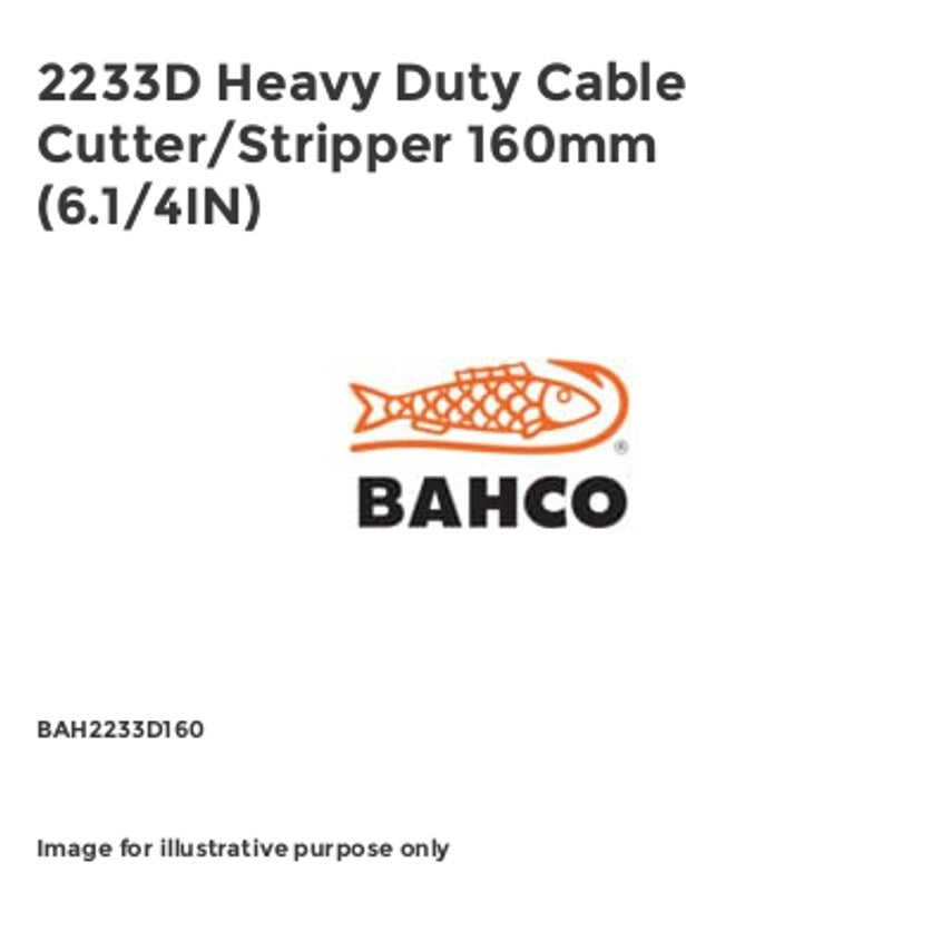 2233D Heavy Duty Cable Cutter/Stripper 160mm (6.1/4IN)