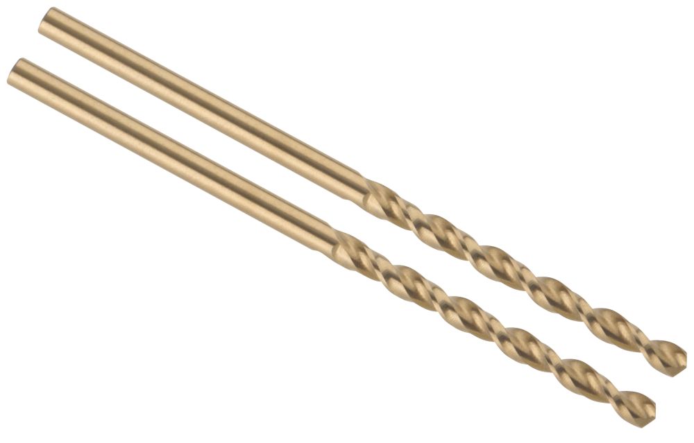 DeWalt Extreme Straight Shank Metal Drill Bits 2mm x 49mm 2 Pack
