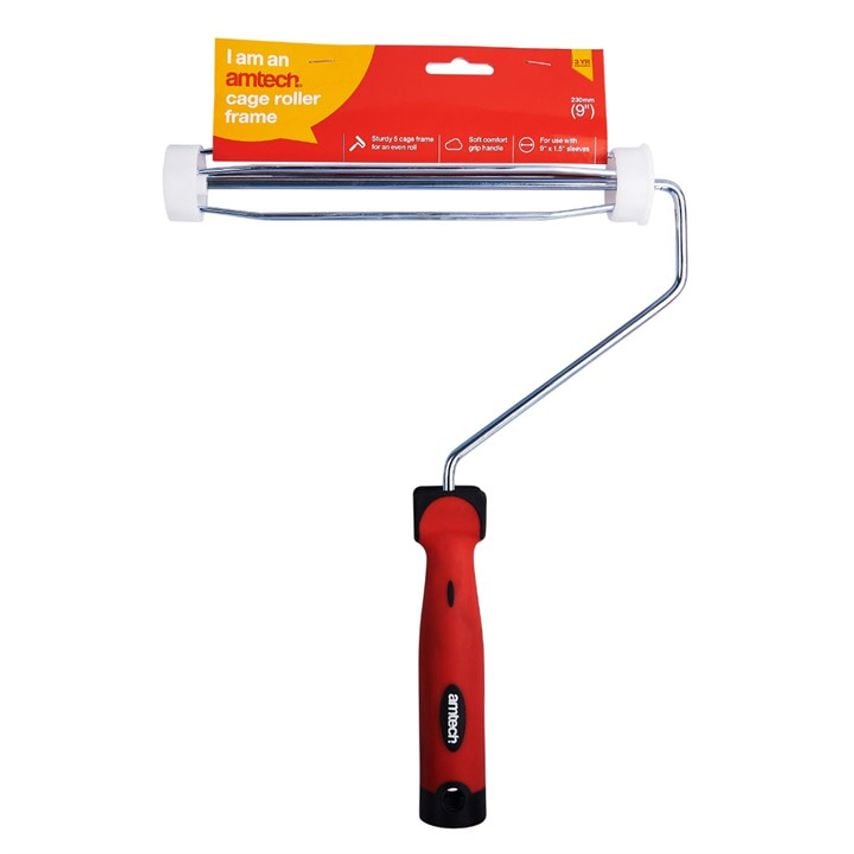 225mm (9") 5 Cage Roller Frame with Soft Handle