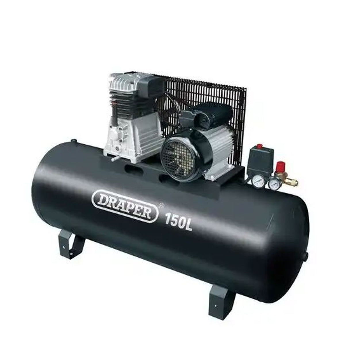 2.2KW 3HP Belt-Driven Air Compressor - 150 Litre without Wheels
