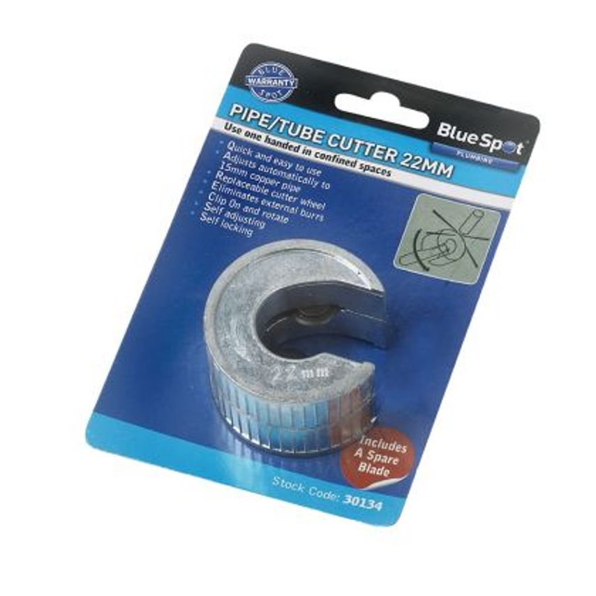22mm Pipe and Tube Cutter With Extra Blade