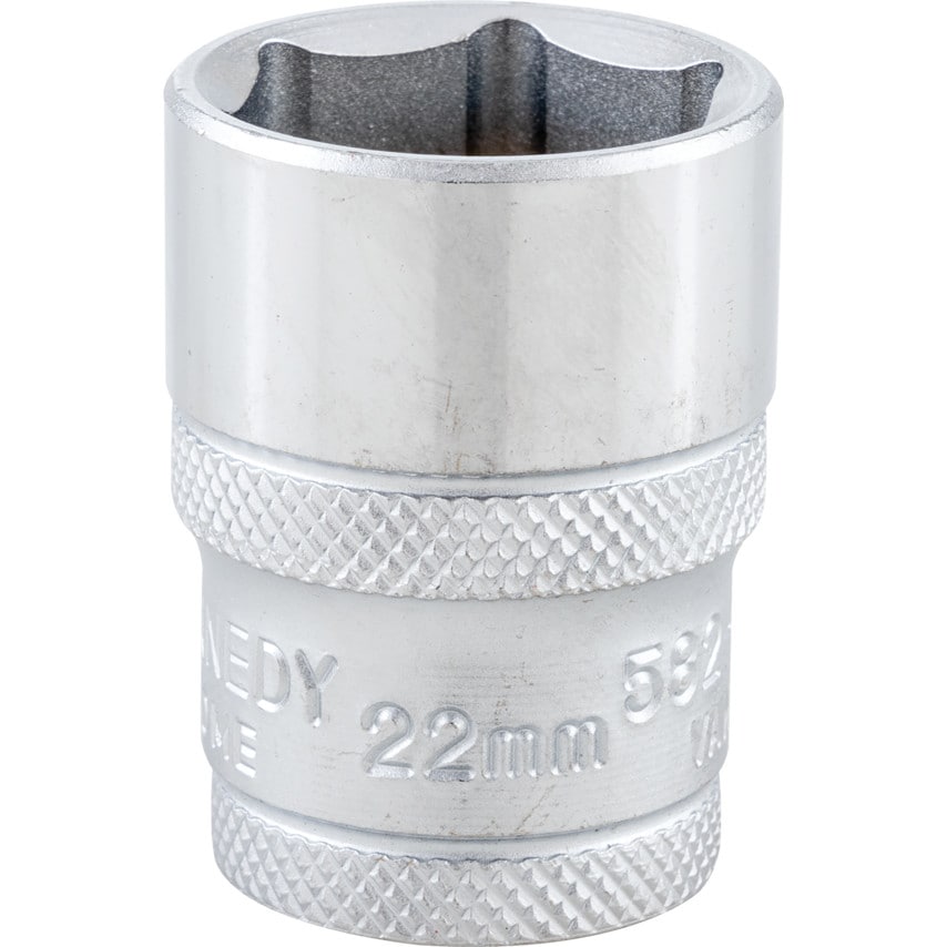 22mm Single Hex Socket 1/2" Square Drive