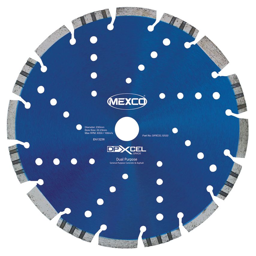 230mm DPXCEL Concrete & Asphalt Diamond Blade