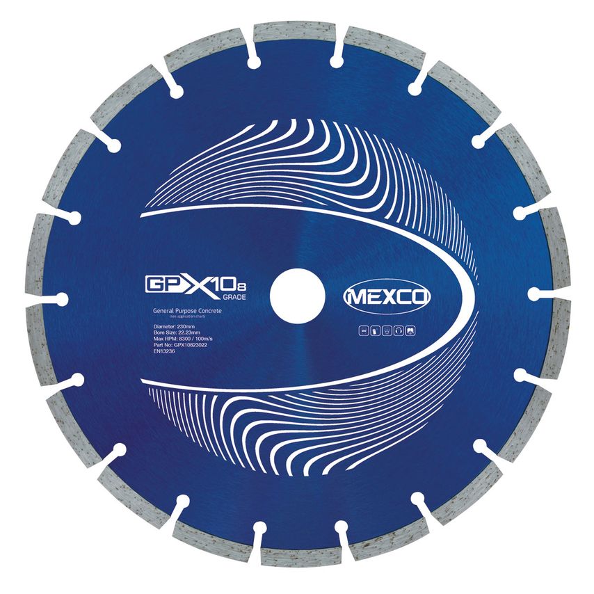 230mm GPX10-8 Universal Concrete Dimaond Blade