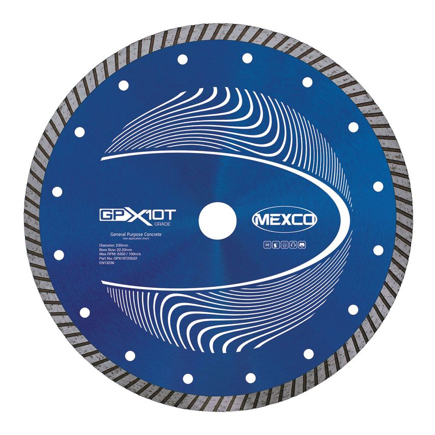 230mm GPX10 Turbo Concrete Dimaond Blade