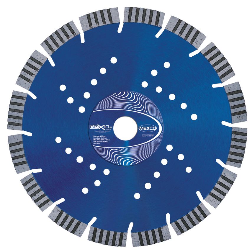230mm GPX15 Universal Concrete Diamond Blade