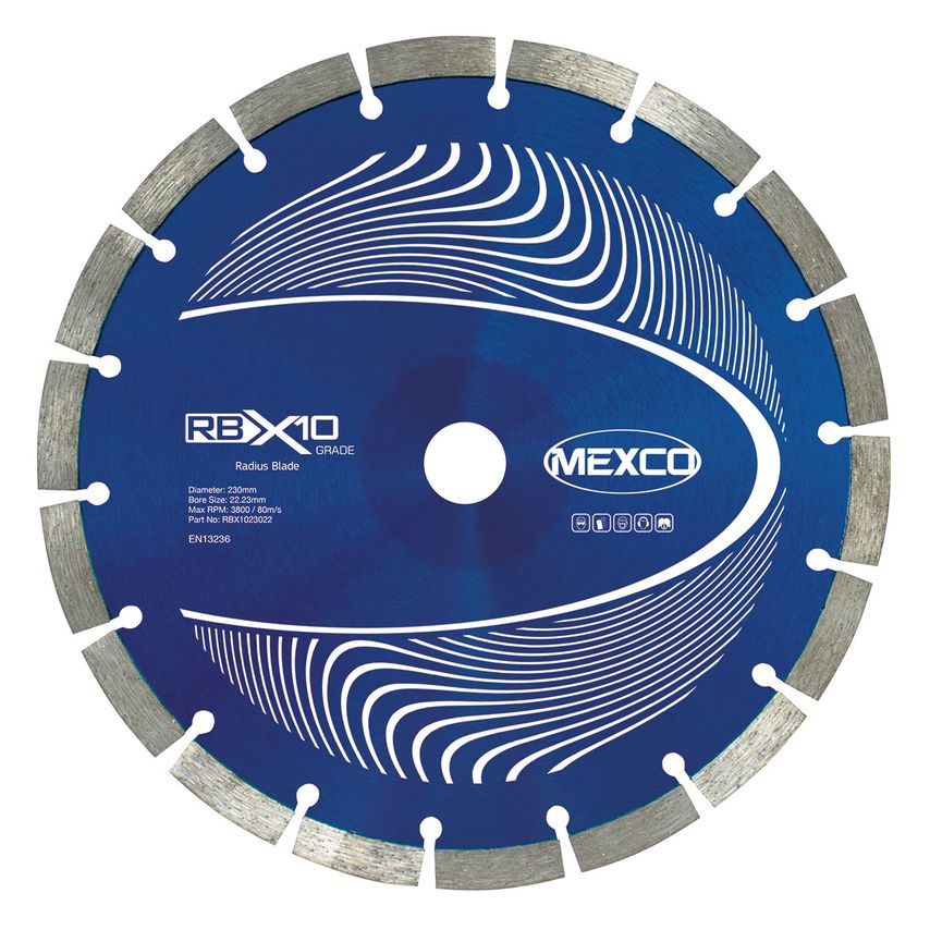 230mm RBX10 Curve Cutting Diamond Blade