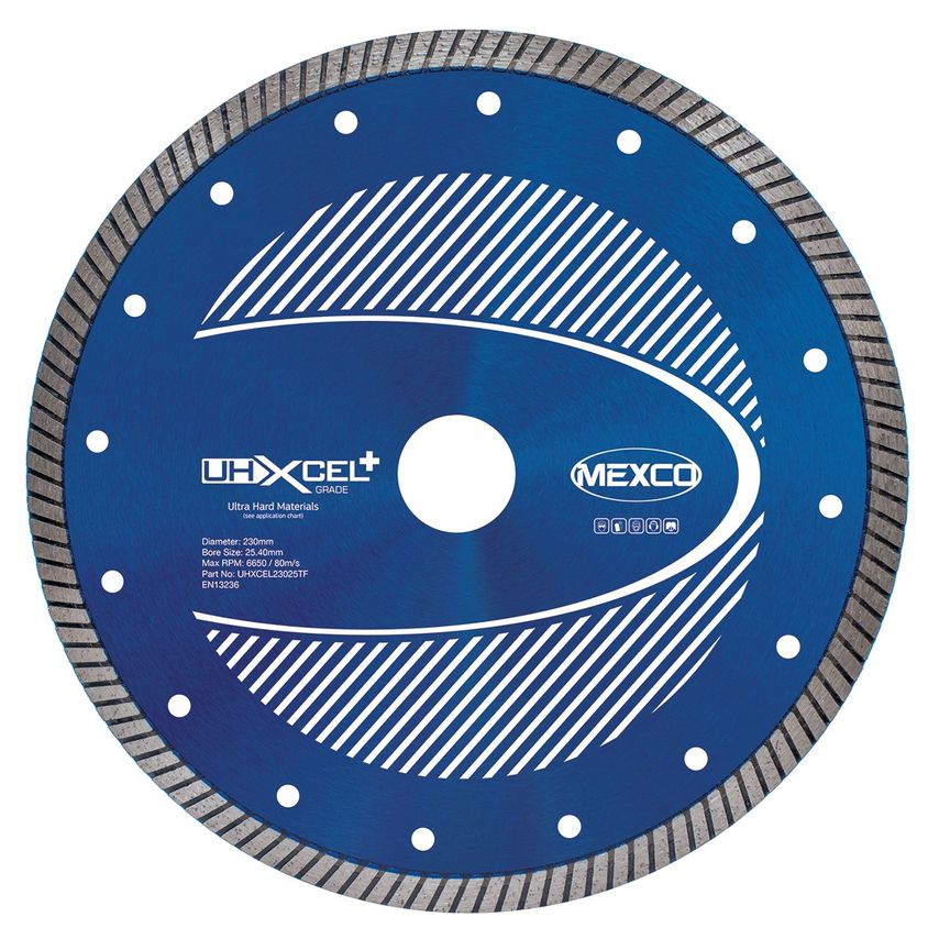 230mm UHXCEL+ Porcelain Diamond Blade