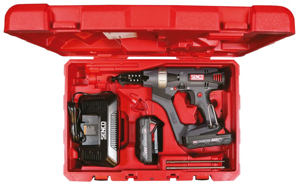 Senco DS522 18V 2 x 3.0Ah Li-Ion  Brushless Cordless Collated Screwdriver
