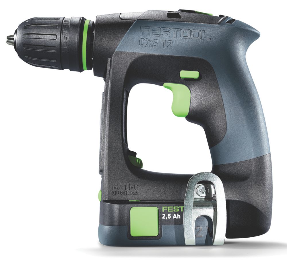 Festool CXS 12 2.5-Plus 12V 2 x 2.5Ah Li-Ion  Brushless Cordless Drill