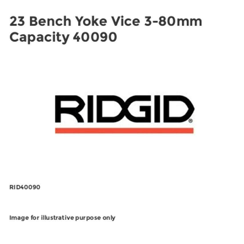 23 Bench Yoke Vice 3-80mm Capacity 40090