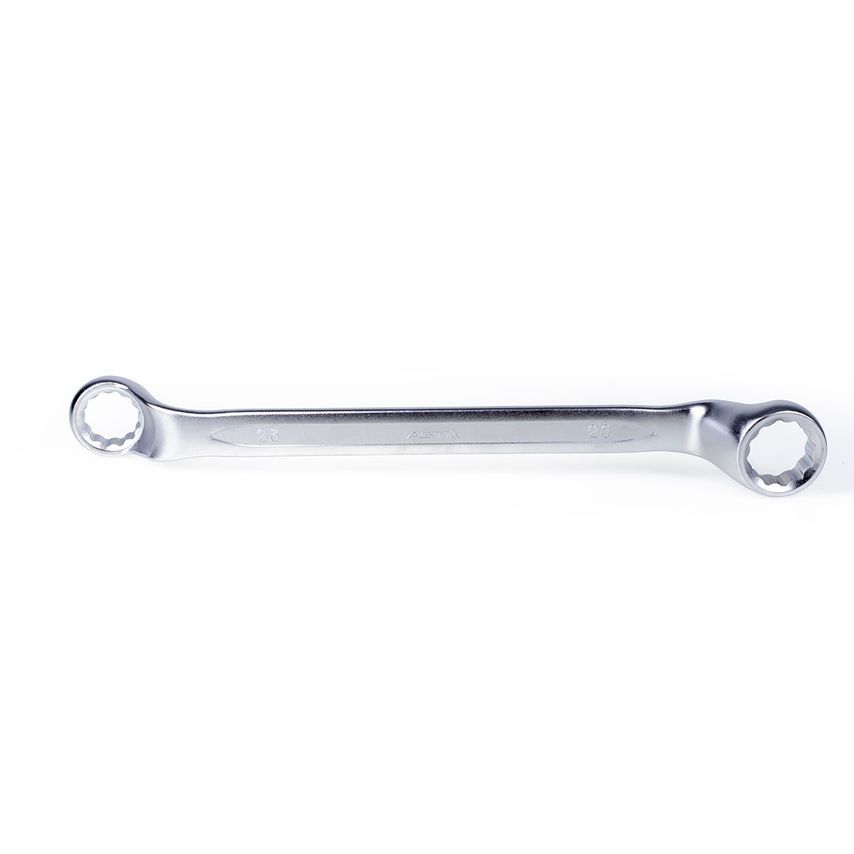 23x26mm Deep Offset Double End Ring Spanner Bi-Hexagonal 12 Point (12PT) Metric