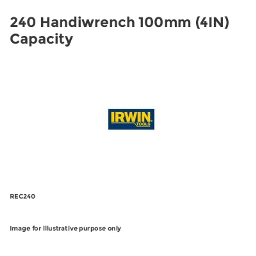 240 Handiwrench 100mm (4IN) Capacity REC240