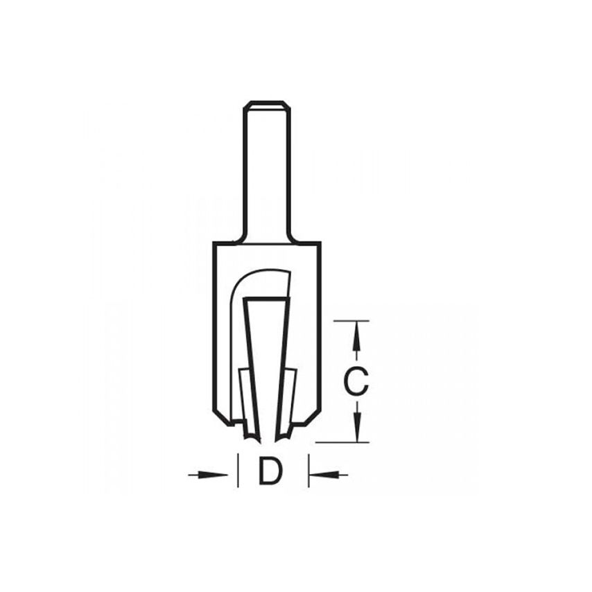 24/10 x 1/4 TCT Plug Maker No.10 TRE241014TC