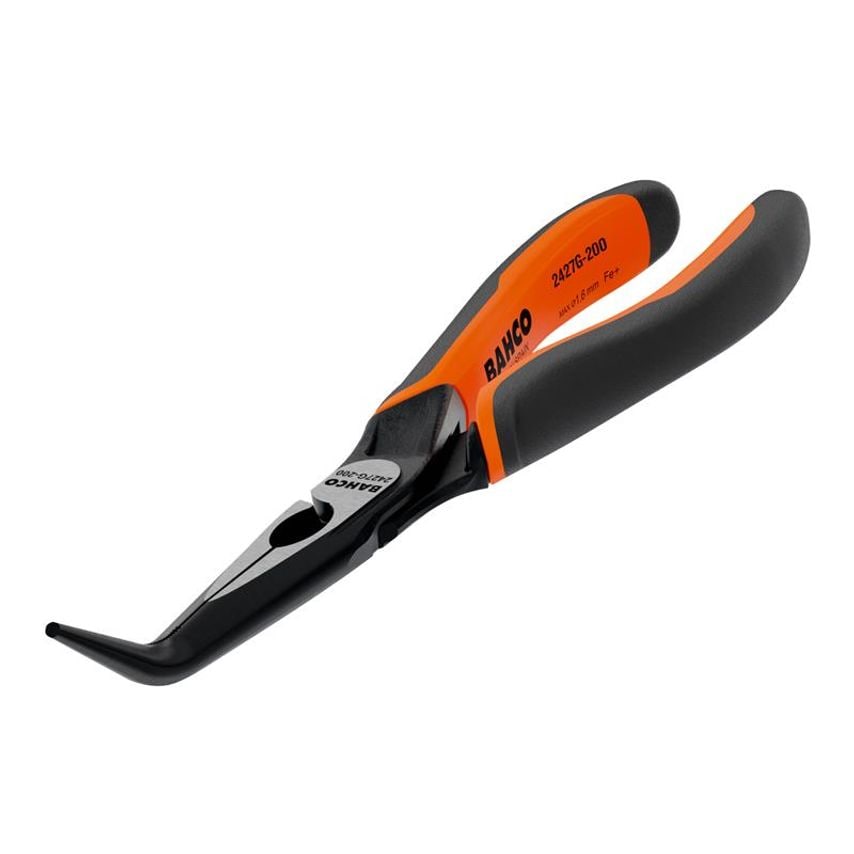 2427G ERGO Bent Snipe Nose Pliers 160mm (6.1/4in) BAH2427G160