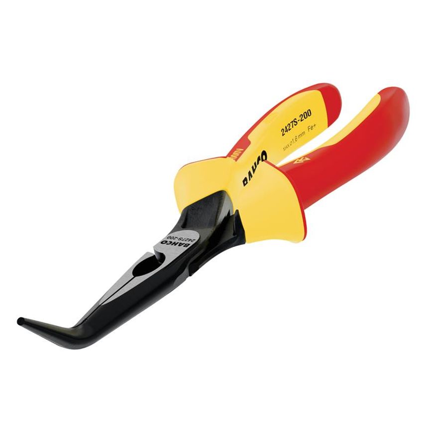 2427S ERGO Insulated 45 Bent Nose Pliers 200mm (8in) BAH2427S200