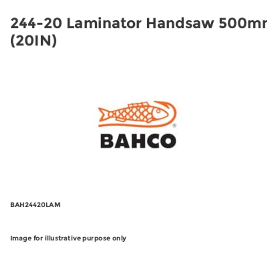 244-20 Laminator Handsaw 500mm (20IN) BAH24420LAM