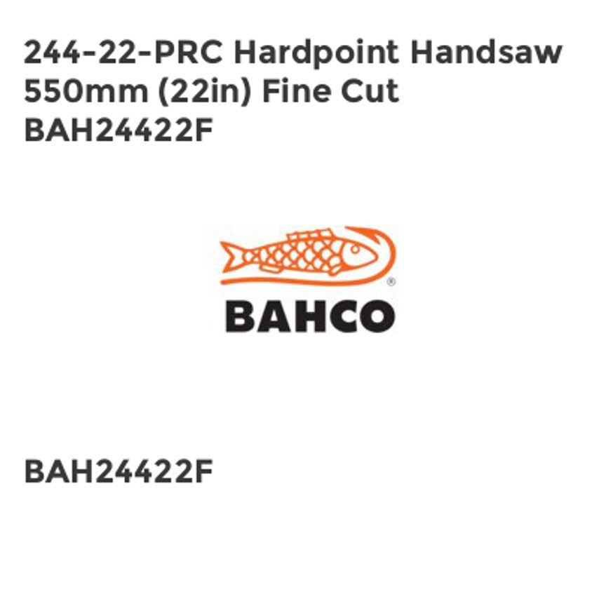 244-22-PRC Hardpoint Handsaw 550mm (22in) Fine Cut BAH24422F