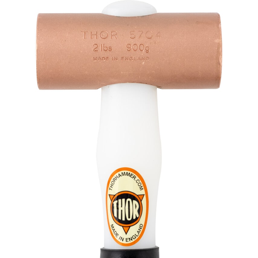 24-5704 38mm Solid Copper Mallet with Plastic Shaft
