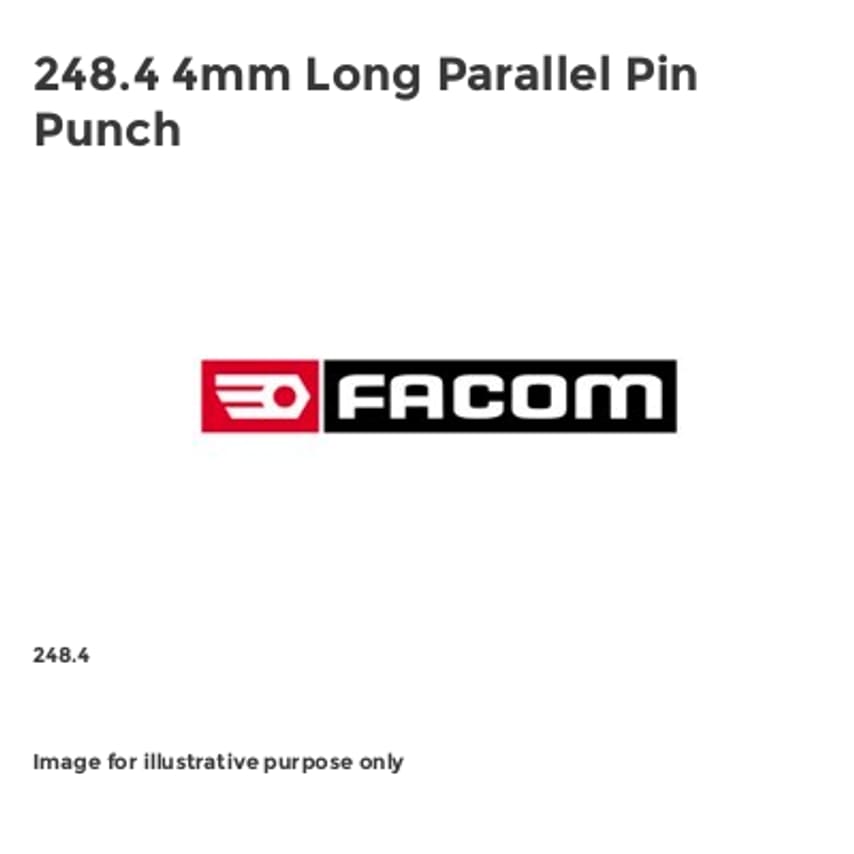 248.4 4mm Long Parallel Pin Punch