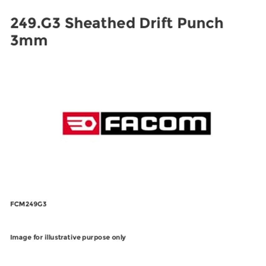 249.G3 Sheathed Drift Punch 3mm FCM249G3