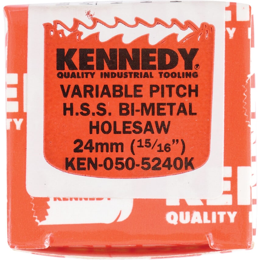 24mm Diameter (15/16") Bi-Metal V/P Holesaw